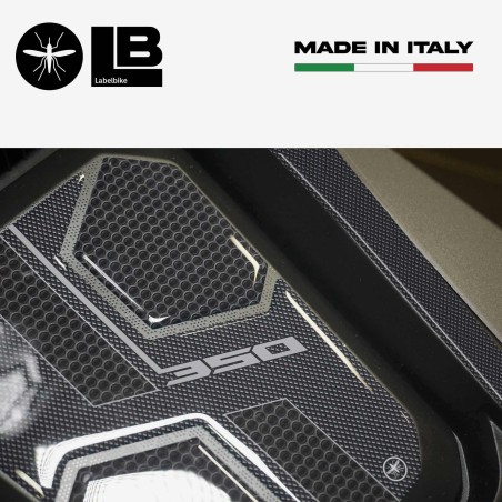 Adesivi resina 3D Protezioni pedana sportello compatibile con Honda ADV350 2022