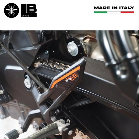 Adesivi resina Gel 3D battitacco moto compatibili con KTM 890 Duke GP 2022-23