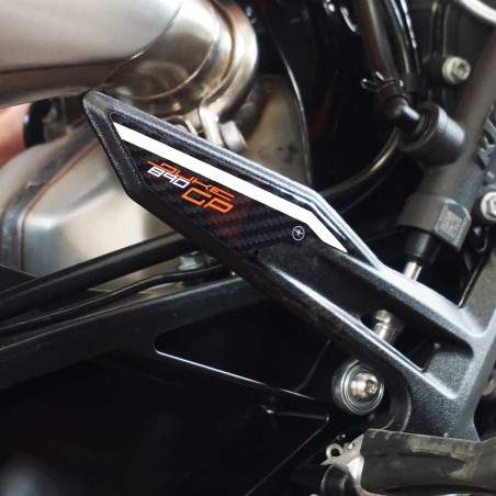 Adesivi resina Gel 3D battitacco moto compatibili con KTM 890 Duke GP 2022-23