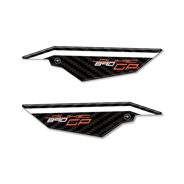 Adesivi resina Gel 3D battitacco moto compatibili con KTM 890 Duke GP 2022-23