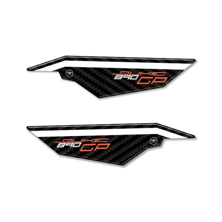 Adesivi resina Gel 3D battitacco moto compatibili con KTM 890 Duke GP 2022-23