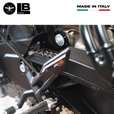 Adesivi resina Gel 3D battitacco moto compatibili con KTM 890 Duke GP 2022-23