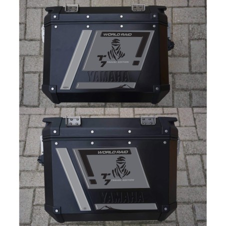 Pegatinas de gel de resina 3D Bolsas laterales de moto compatibles con Yamaha Tenere 700 2022