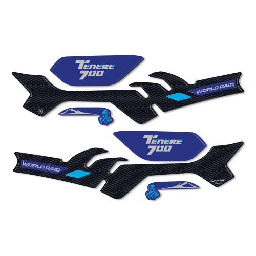 3D Resin Gel Stickers 3D Handguard Protectors compatible avec Yamaha Tenere 700 2022 2