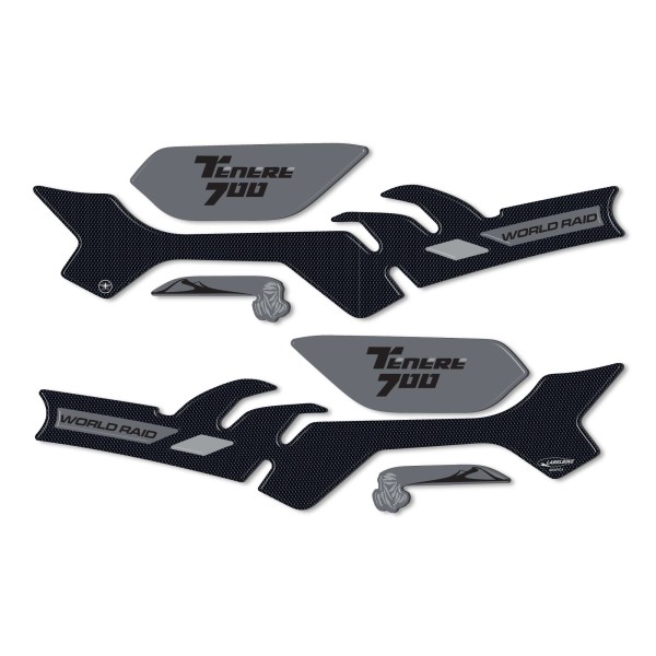 3D Resin Gel Stickers 3D Handguard Protectors compatible avec Yamaha Tenere 700 2022