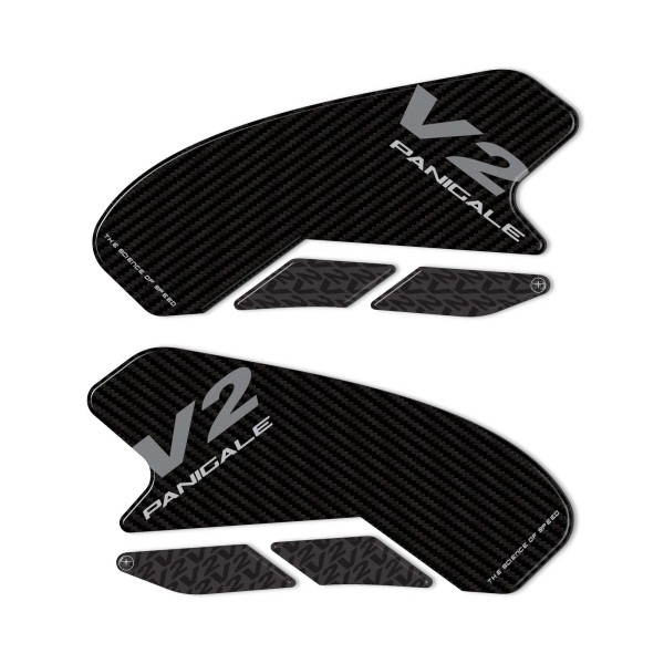 Harz Tank Seitenaufkleber kompatibel mit Ducati Panigale V2 2020-2024