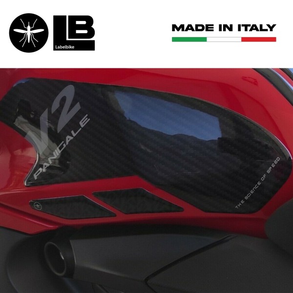 Adesivi resina Laterali serbatoio compatibili con Ducati Panigale V2 2020-2024