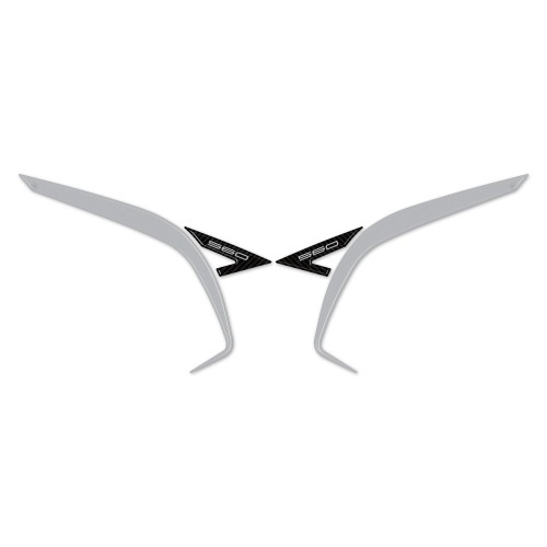 Adesivi resinati 3D paraspigoli codone scooter compatibili con Yamaha Tmax 2022-2025 2