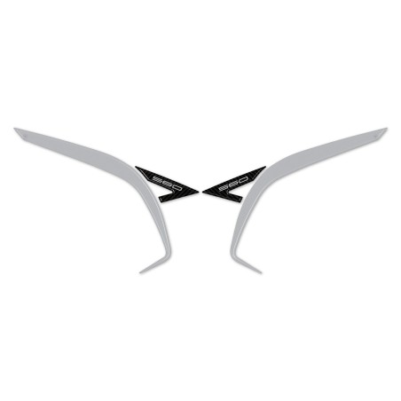 Adesivi resinati 3D paraspigoli codone scooter compatibili con Yamaha Tmax 2022-2025