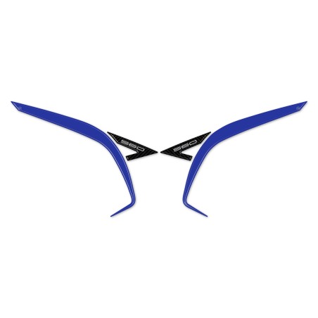 Adesivi resinati 3D paraspigoli codone scooter compatibili con Yamaha Tmax 2022-2025