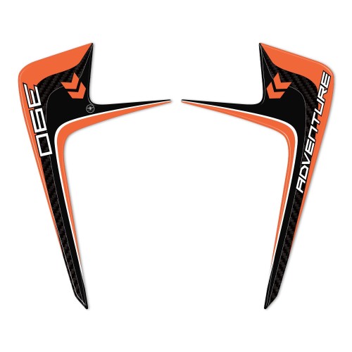 Pegatinas de Resina 3D Protectores Delanteros de Moto compatible con KTM 390 Adventure 2