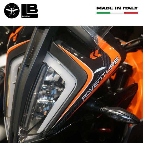 Pegatinas de Resina 3D Protectores Delanteros de Moto compatible con KTM 390 Adventure