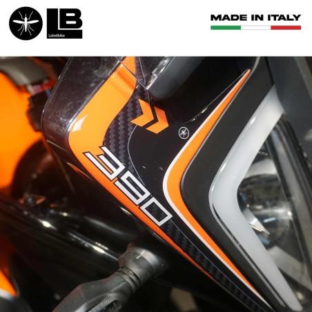 3D Resin Stickers Motorcycle Front Protectors compatible avec KTM 390 Adventure