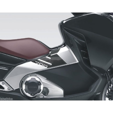Resin-coated 3D SIDE PROTECTIONS compatible x scooter HONDA INTEGRA 700