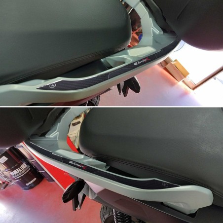 Adesivi resinati 3D Protezioni maniglie con Bauletto compatibili con BMW C400X