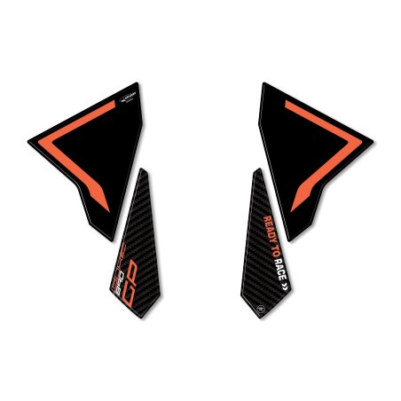Adesivi resinati Gel 3D parafango moto compatibile con KTM 890 Duke GP 2022-2023