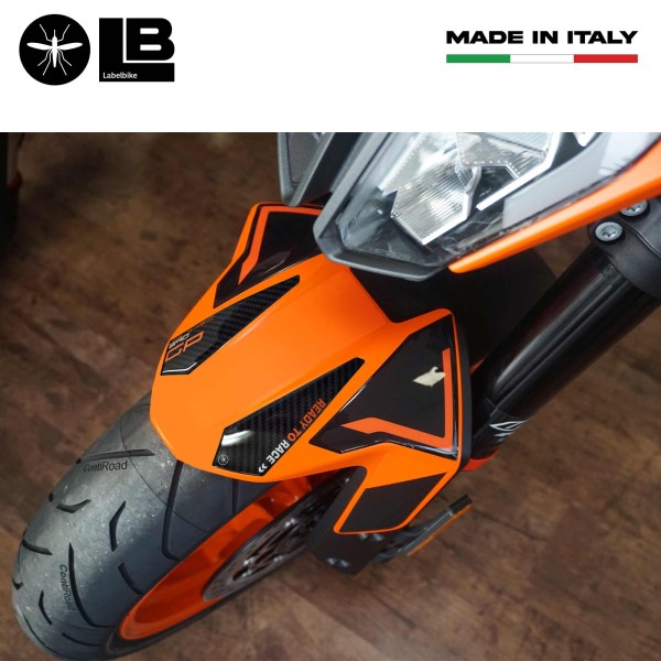 Adesivi resinati Gel 3D parafango moto compatibile con KTM 890 Duke GP 2022-2023
