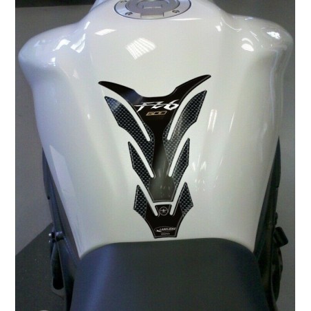 Adesivi serbatoio in resina stickers 3D per moto compatibili Yamaha FZ6 carbon