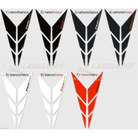 ADESIVI-stickers 3D COMPATIBILI per YAMAHA TMAX 530 Y FRONTALE T MAX dal 2015