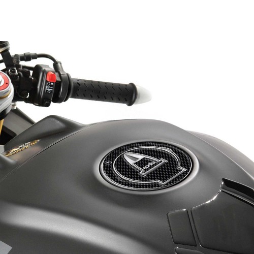 ADHESIVES/STICKERS 3D CARBON TANK CAP kompatibel x MOTO APRILIA ab 2007