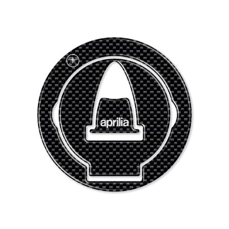 ADHESIVES/STICKERS 3D CARBON TANK CAP compatible x MOTO APRILIA 2007 et plus