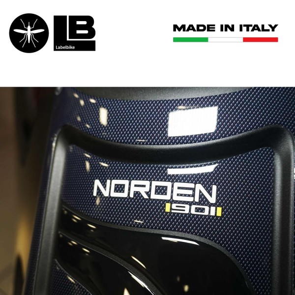 Adesivo 3D  Paraserbatoio moto compatibile con Husqvarna Norden 901