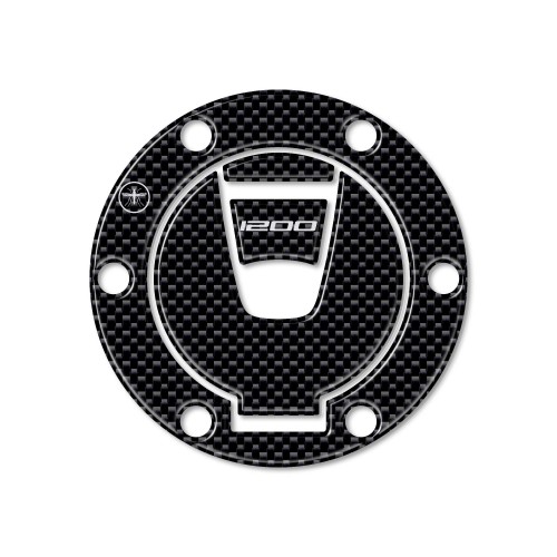 Bouchon de réservoir électronique 3D CARBONE ADHESIF pour MOTO DUCATISTRADA 1200