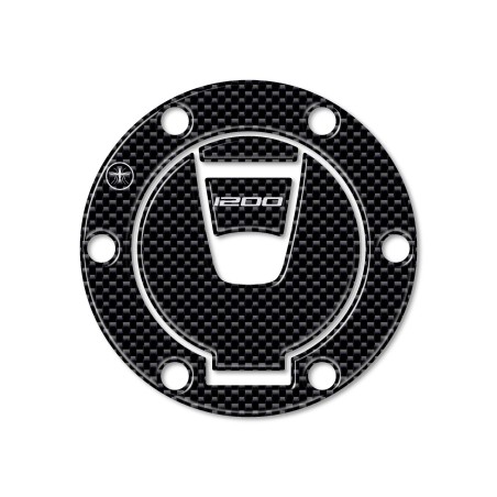 ADESIVO 3D CARBONIO Tappo Serbatoio ELETTRONICO per MOTO DUCATI MULTISTRADA 1200