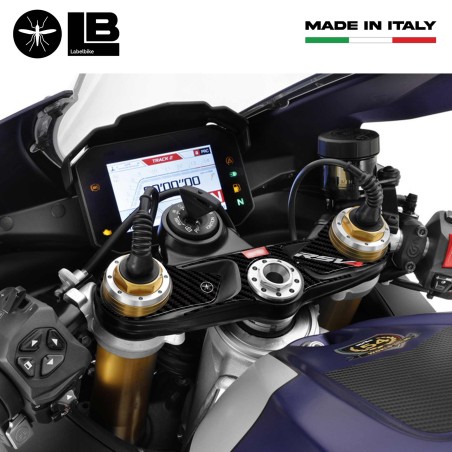 Adesivo 3D compatibile Per Moto Aprilia Rsv4 Protezione Piastra Forcella Sterzo