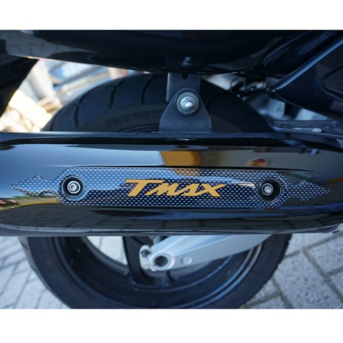Protection de silencieux d'échappement 3D Ergal Adhésif Pour Yamaha Tmax 500-530 A partir de 2008-16