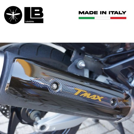 Adhesivo 3D Ergal Escape Silenciador Protección Para Yamaha Tmax 500-530 A partir de 2008-16