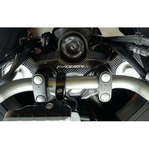 3D GEL ADHESIVE für LENKPLATTE kompatibel für YAMAHA FAZER 8 2010-2016 MOTORRAD