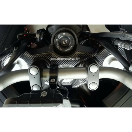 ADESIVO 3D GEL per PIASTRA STERZO compatibile per MOTO YAMAHA FAZER 8 2010-2016