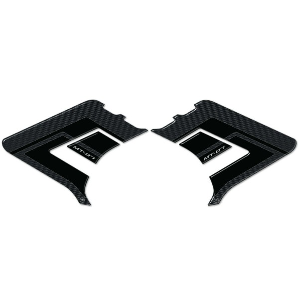 Adesivi 3D protezioni laterali serbatoio moto compatibili Yamaha MT-07 dal 2021