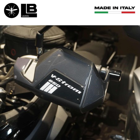 Adesivi 3D Protezioni Paramani moto compatibile con Suzuki V-Strom 650 2017-2025