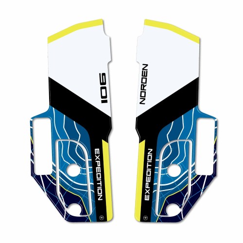 Adesivi 3D Protezioni Parasteli moto compatibili con Husqvarna Norden 901 2023-5 2