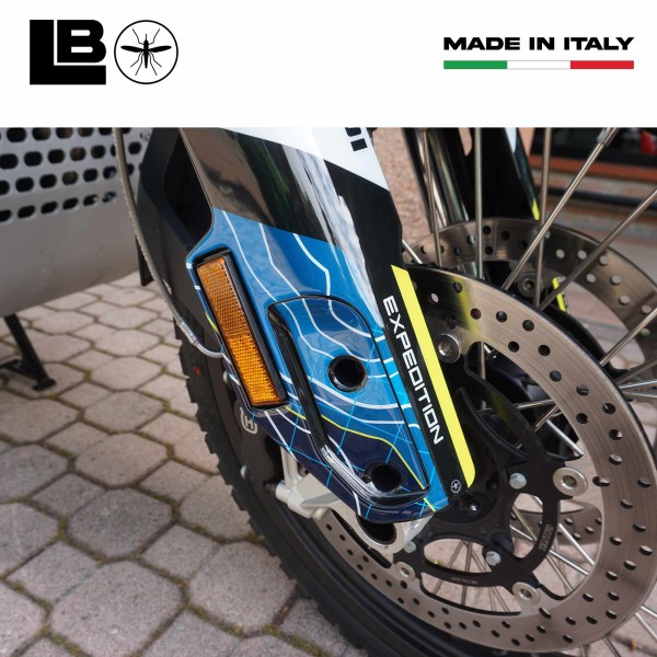 3D Stickers Motorcycle stem protectors compatible with Husqvarna Norden 901 2023-5