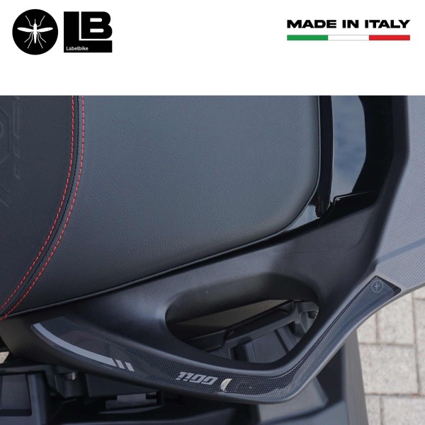 Pegatinas Protectores de Asa con Top Box compatibles con Honda Nt1100 2022-23