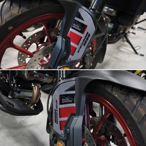 Stickers Mudguard protectors Motorcycle wing protectors compatible with Suzuki V-Strom 1050