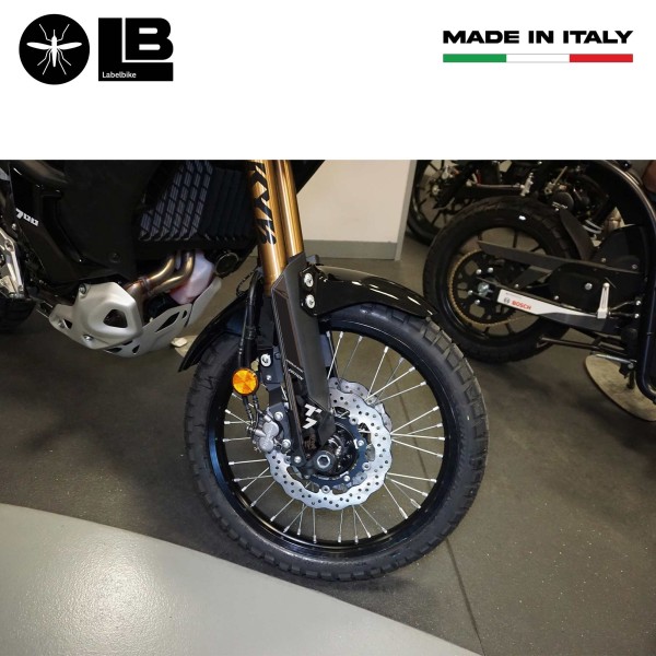 Adesivi Protezioni Parasteli compatibili con Yamaha Tenere 700 World Raid - Nero
