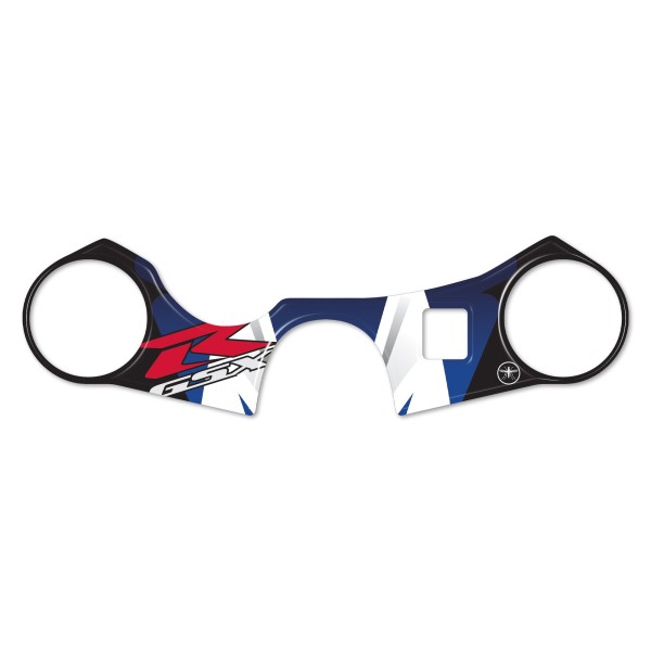 ADHESIVE 3D GSXR LENKPLATTENSCHUTZ KOMPATIBEL MIT SUZUKI GSX-R 2006-16 Blau