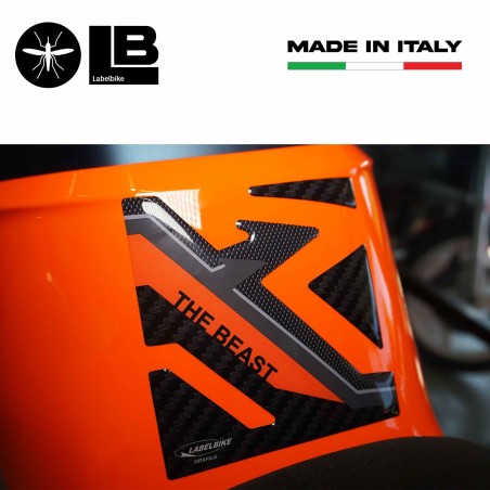 Sticker 3D Tank Guard LOW compatible avec la moto KTM 1290 Super Duke R 2021