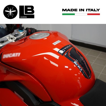 Adesivo 3D Paraserbatoio compatibile con Ducati Panigale V4 2018-2024