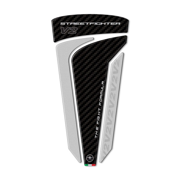 Adhesivo protector de depósito 3D compatible con Ducati Streetfighter V2 2022-2024
