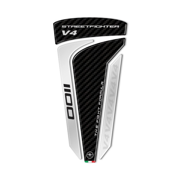 Adesivo 3D Paraserbatoio compatibile con Ducati Streetfighter V4 2020-2024