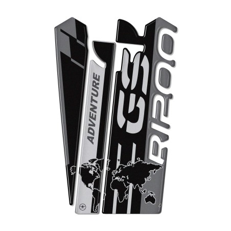 Adhesivo protector de depósito 3D compatible con moto BMW R 1200 GS Adventure 2013-2018.