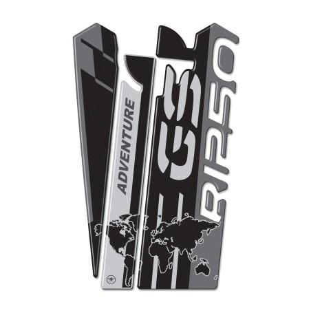 Adhesivo protector de depósito 3D compatible con la moto BMW R 1250 GS Adventure 2019-2022.