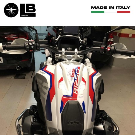 Adesivo 3D Paraserbatoio compatibile con moto BMW R 1250 GS Rallye 2021-2023