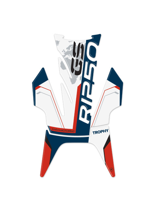 Adesivo 3D Paraserbatoio compatibile con moto BMW R 1250 GS Trophy 2022-2023 2