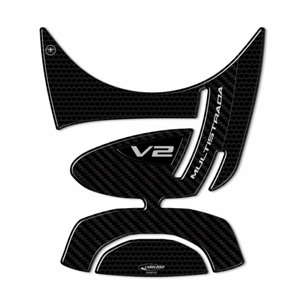 Pegatina 3D Tank Guard compatible con la moto Ducati Multistrada V2 950 2022